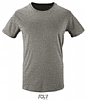 Camiseta Algodon Biologico Hombre Milo Sols - Color Gris Mezcla